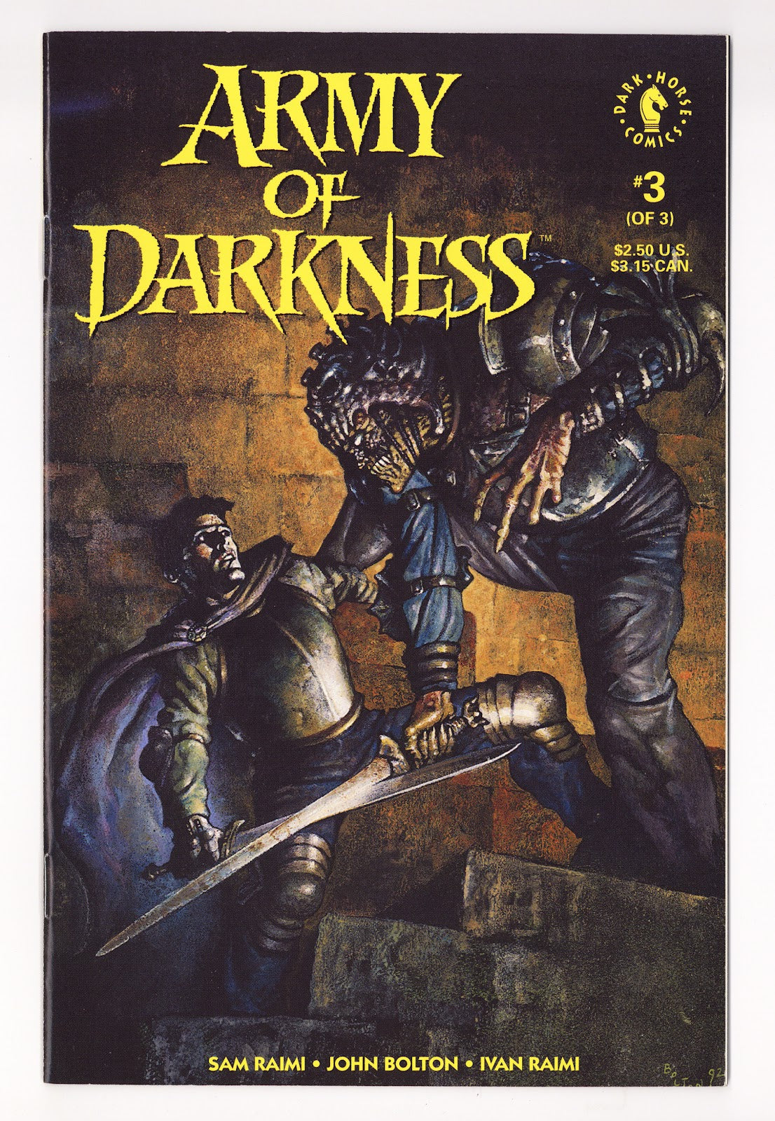 Army of Darkness   3  NM- (9.2)   (1993)