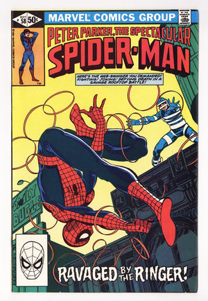 The Spectacular Spider-Man Vol 1 58  High Grade   (1981)