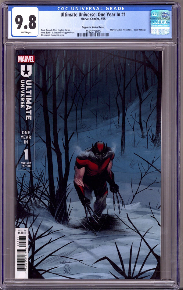 Ultimate Universe: One Year In 1 CGC 9.8 (NM/M) (2025) Cappuccio Variant
