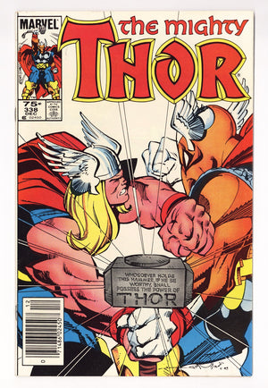 Thor Vol 1 338 VF- (7.5) (1983) Canadian Price Variant