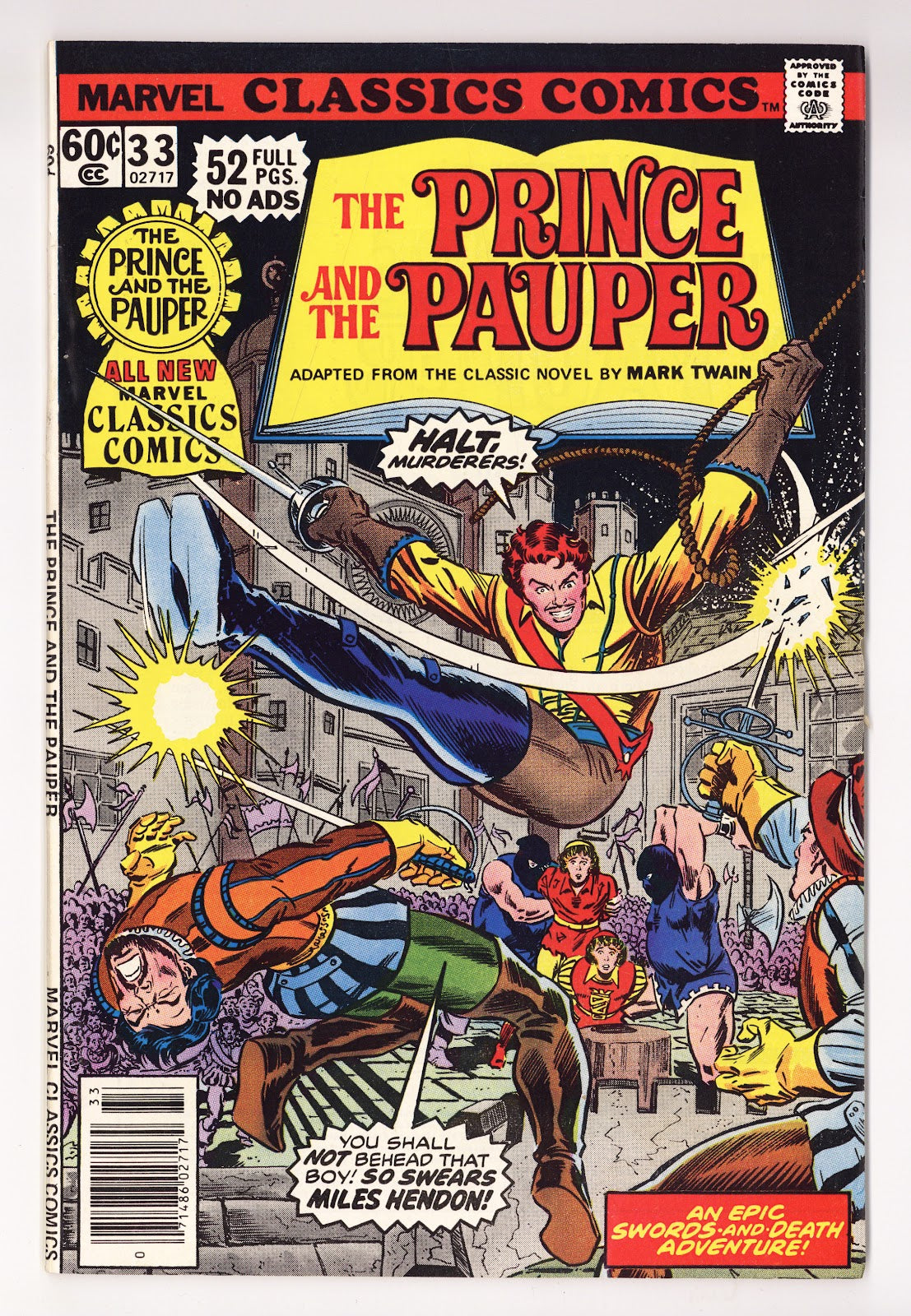 Marvel Classics Comics 33 Mid Grade (1978) 
