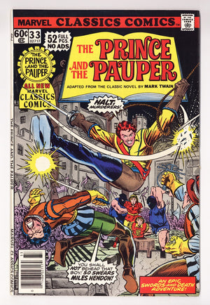 Marvel Classics Comics 33 Mid Grade (1978)