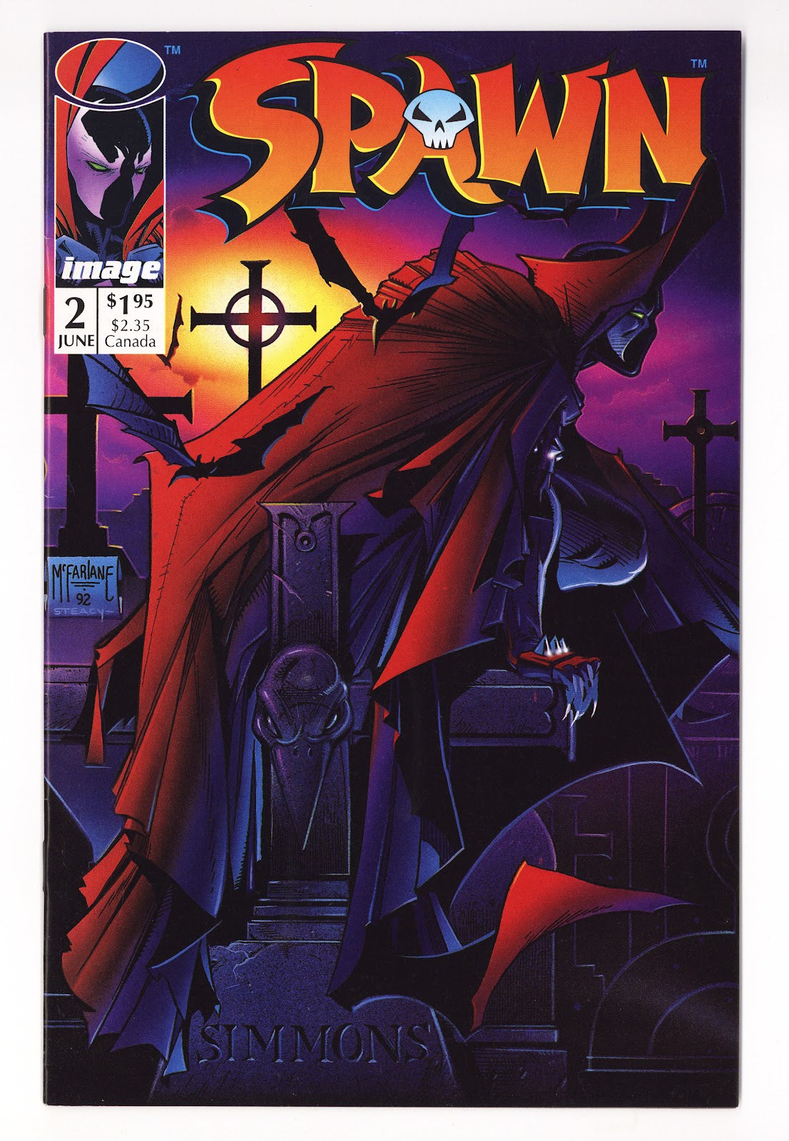 Spawn 2 VF+ (8.5) (1992) 