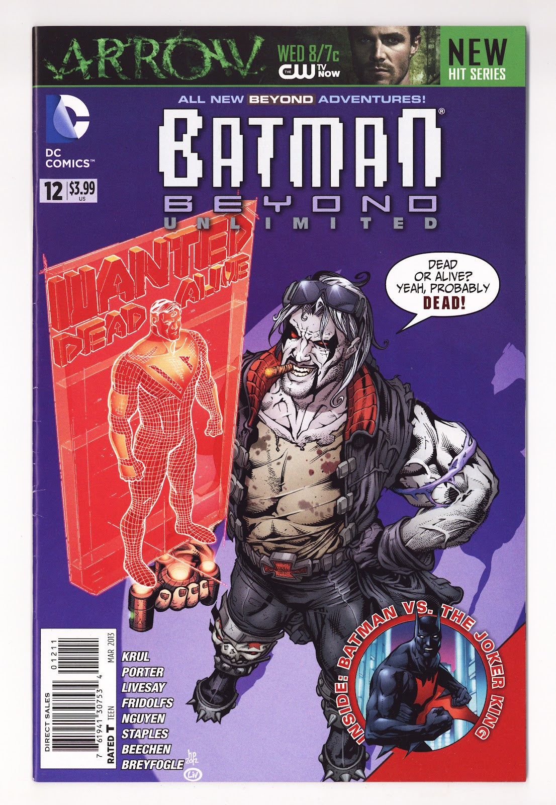 Batman Beyond Unlimited   12  Mid Grade   (2013)