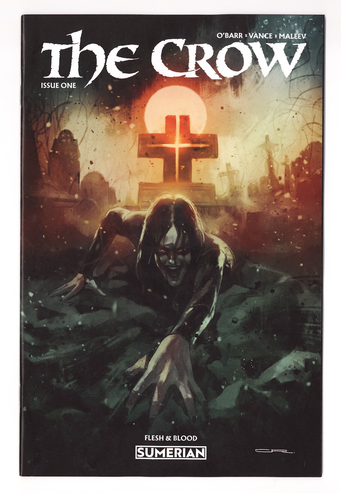 Crow Flesh and Blood #1 NM- (9.2) Rosado Incentive Variant