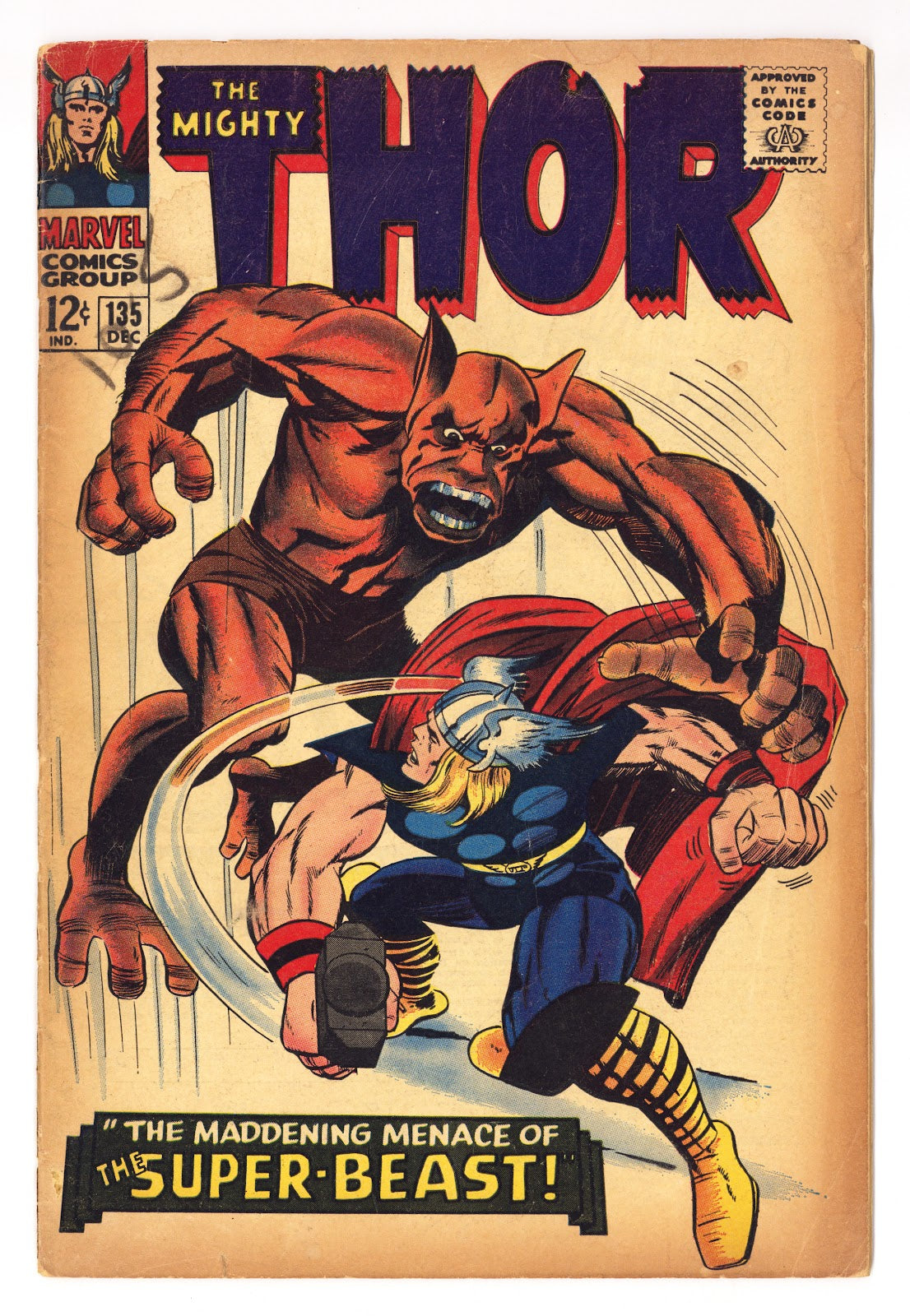 Thor Vol 1 135 GD/VG (3.0) (1966) 