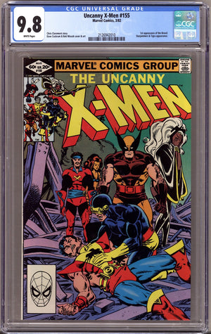The Uncanny X-Men Vol 1 155 CGC 9.8 (NM/M)   (1982)