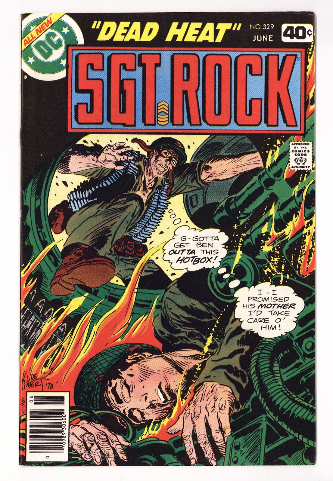 Sgt. Rock Vol 1 329  Mid Grade   (1979)     
