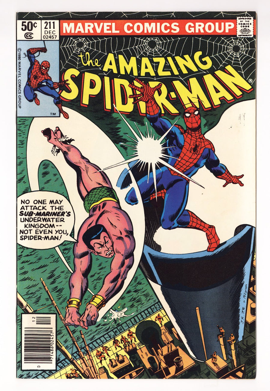 The Amazing Spider-Man Vol 1 211  VF+ (8.5)   (1980)   Newsstand
