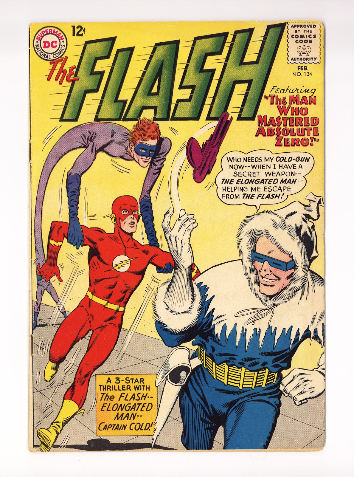 The Flash Vol 1 134  VG (4.0)   (1963)     