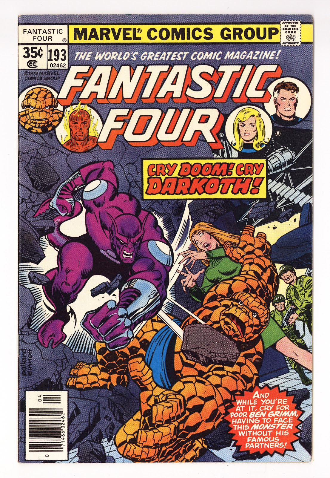 Fantastic Four Vol 1 193 Mid Grade (1978) 
