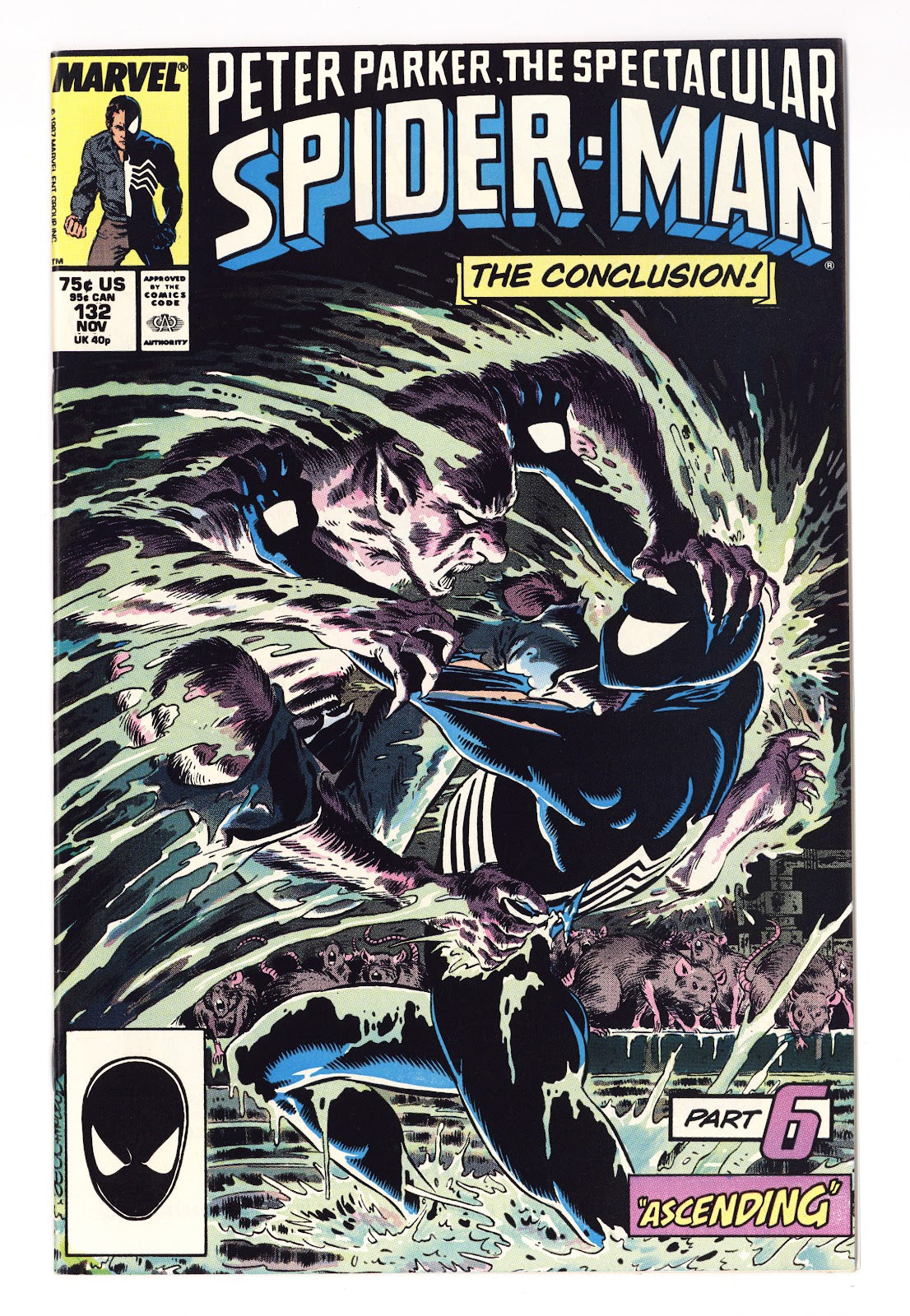 The Spectacular Spider-Man Vol 1 132 VF (8.0) (1987) 