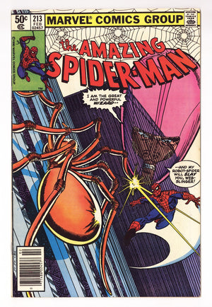 The Amazing Spider-Man Vol 1 213 Mid Grade (1981) Newsstand
