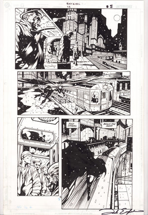 Batgirl Vol 1 12 Pg. 5 Original Art by Dale Eaglesham (2001)