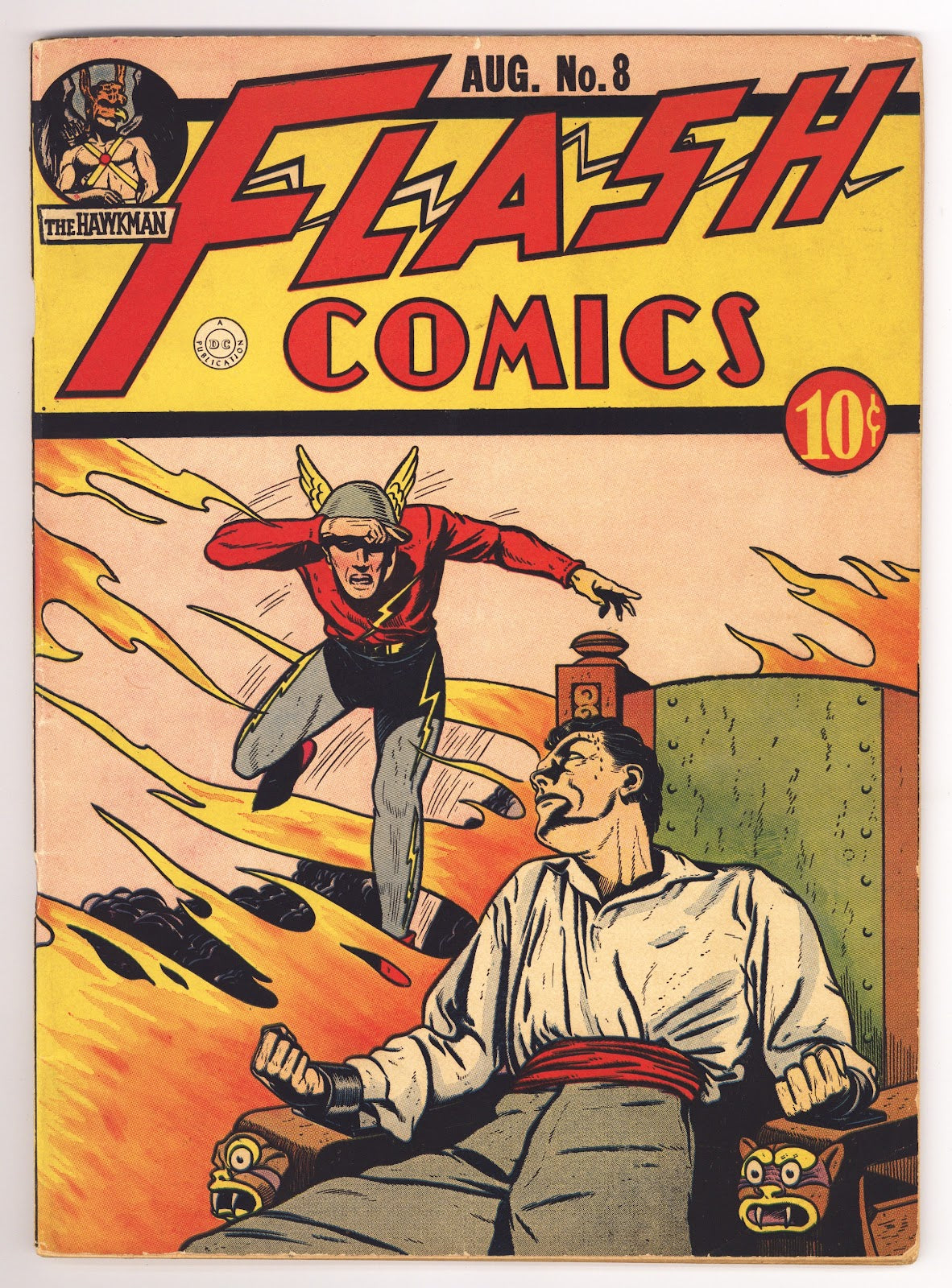 Flash Comics Vol 1 8  VG/FN (5.0)   (1940)     