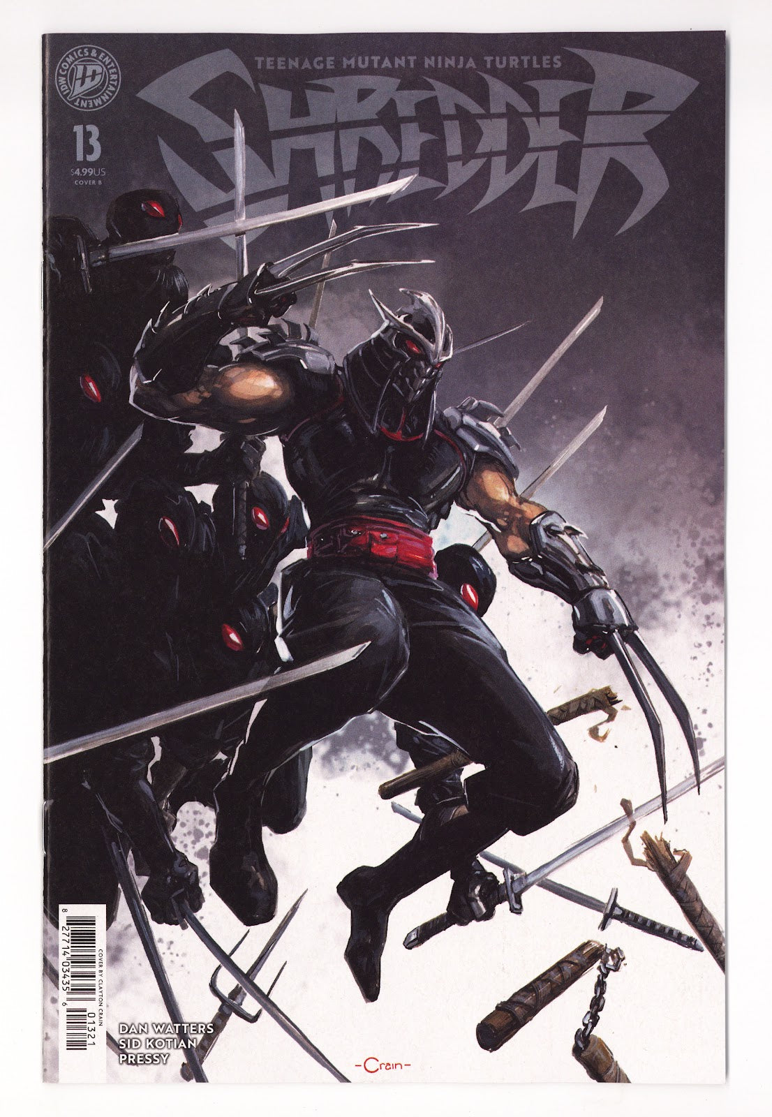 Teenage Mutant Ninja Turtles: Shredder #13 (2026) Crain Variant