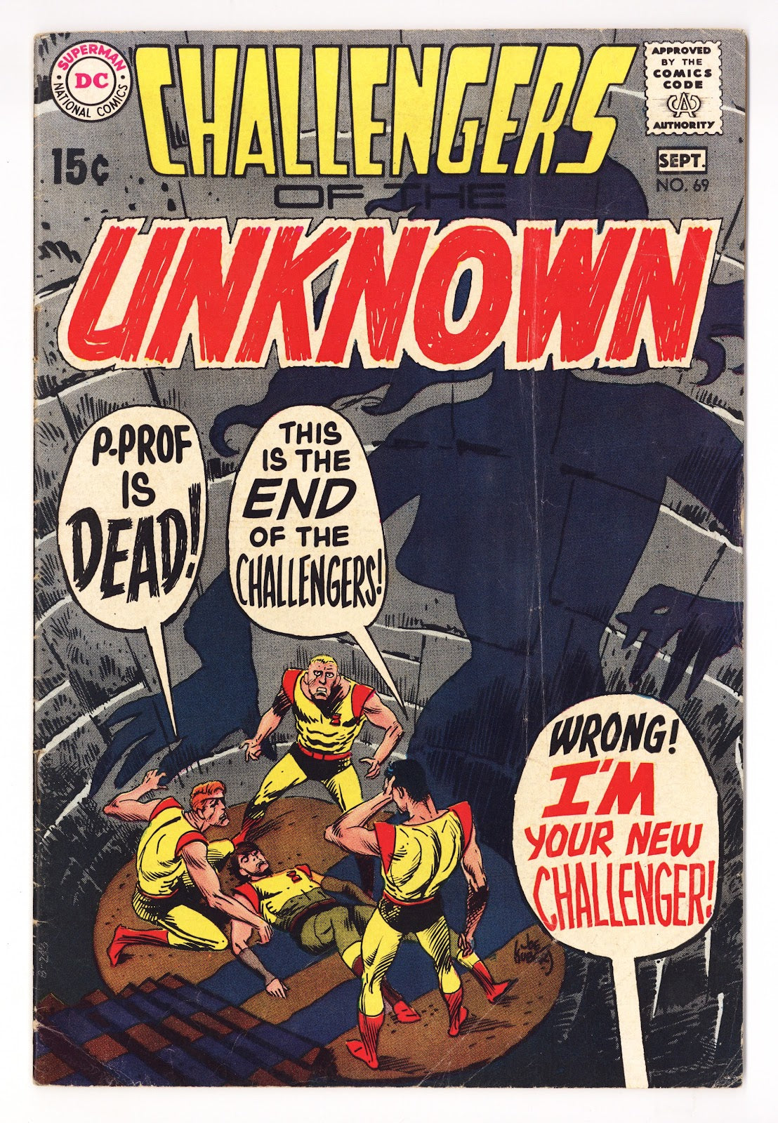 Challengers of the Unknown Vol 1 69 VG+ (4.5) (1969) 