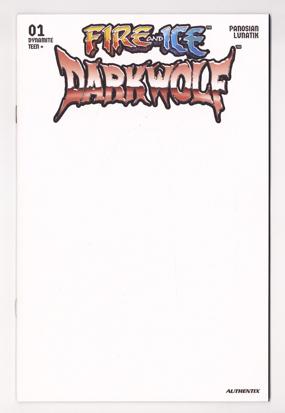 Fire And Ice Darkwolf  1   Blank Variant   (2026)