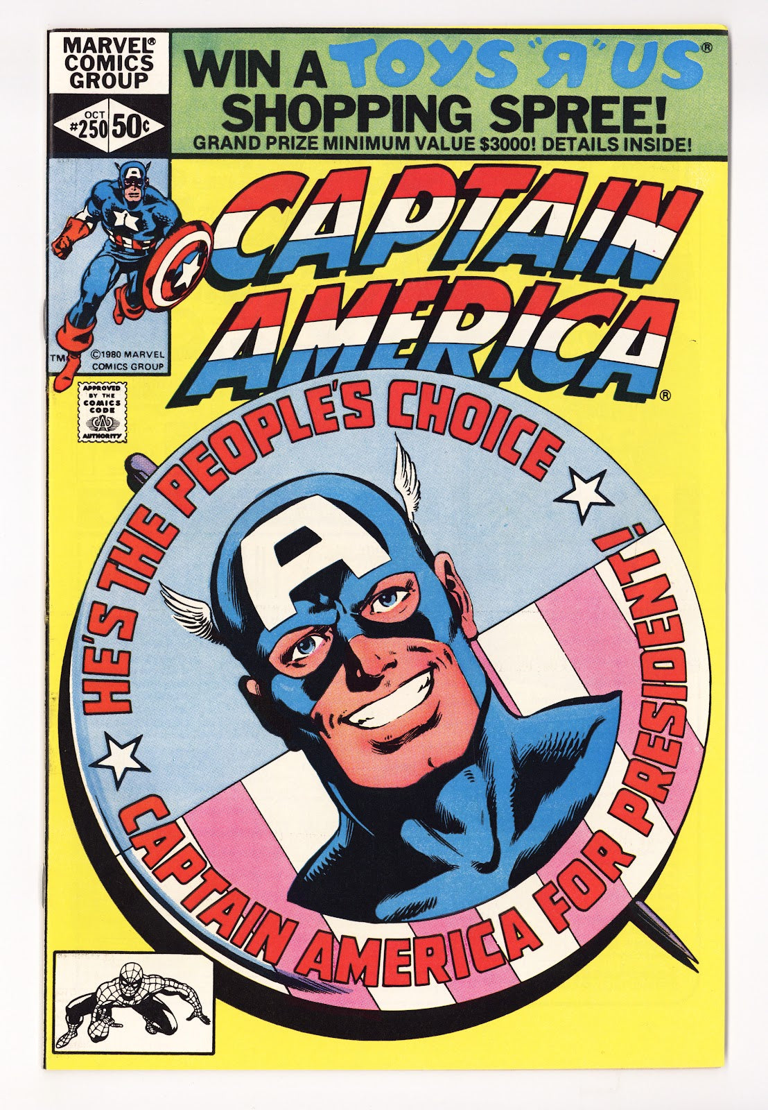 Captain America Vol 1 250 High Grade (1980) 