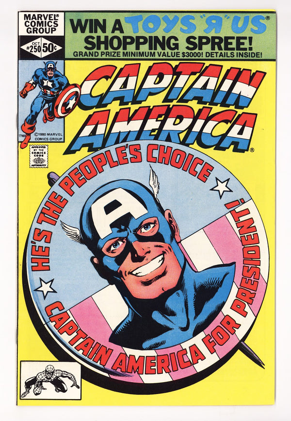 Captain America Vol 1 250 High Grade (1980)