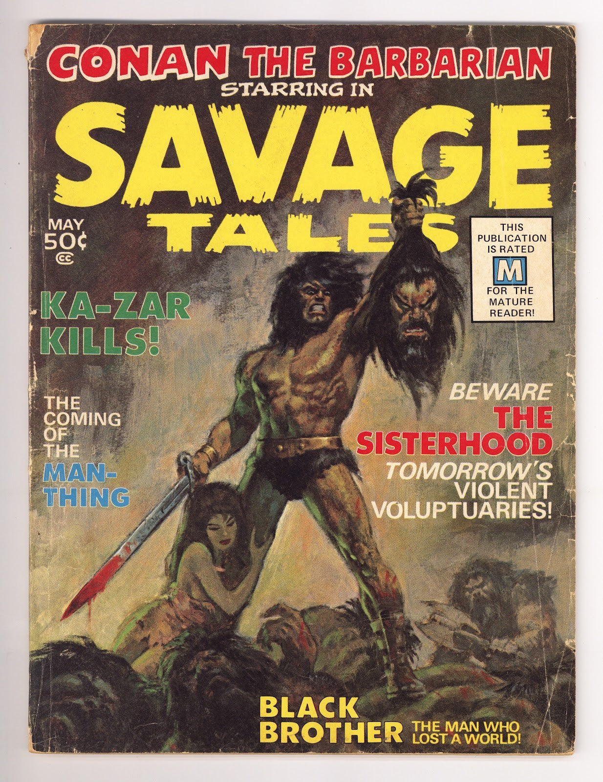 Savage Tales Vol 1 1  VG- (3.5)   (1971)     