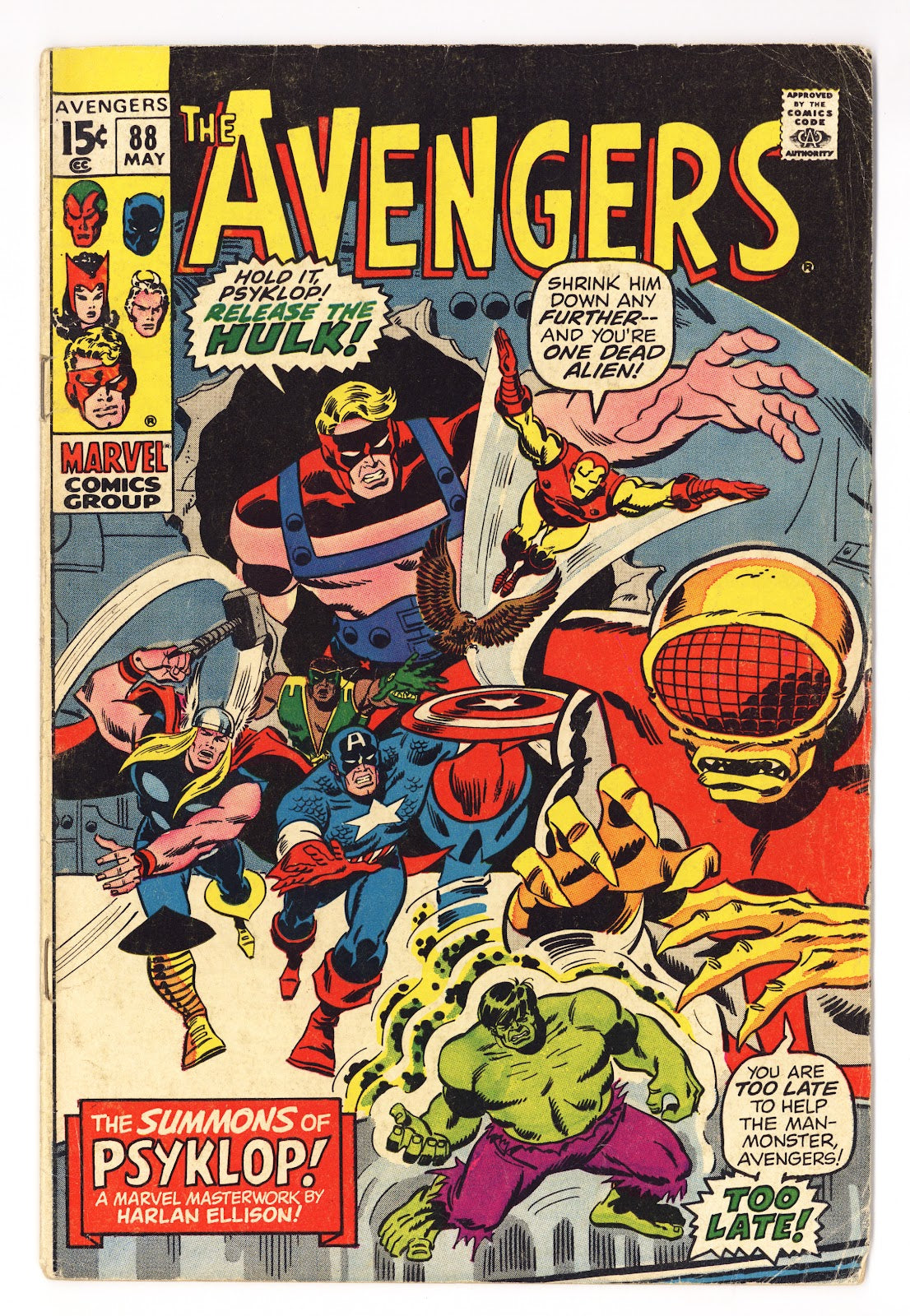 The Avengers Vol 1 88 VG- (3.5) (1971) 