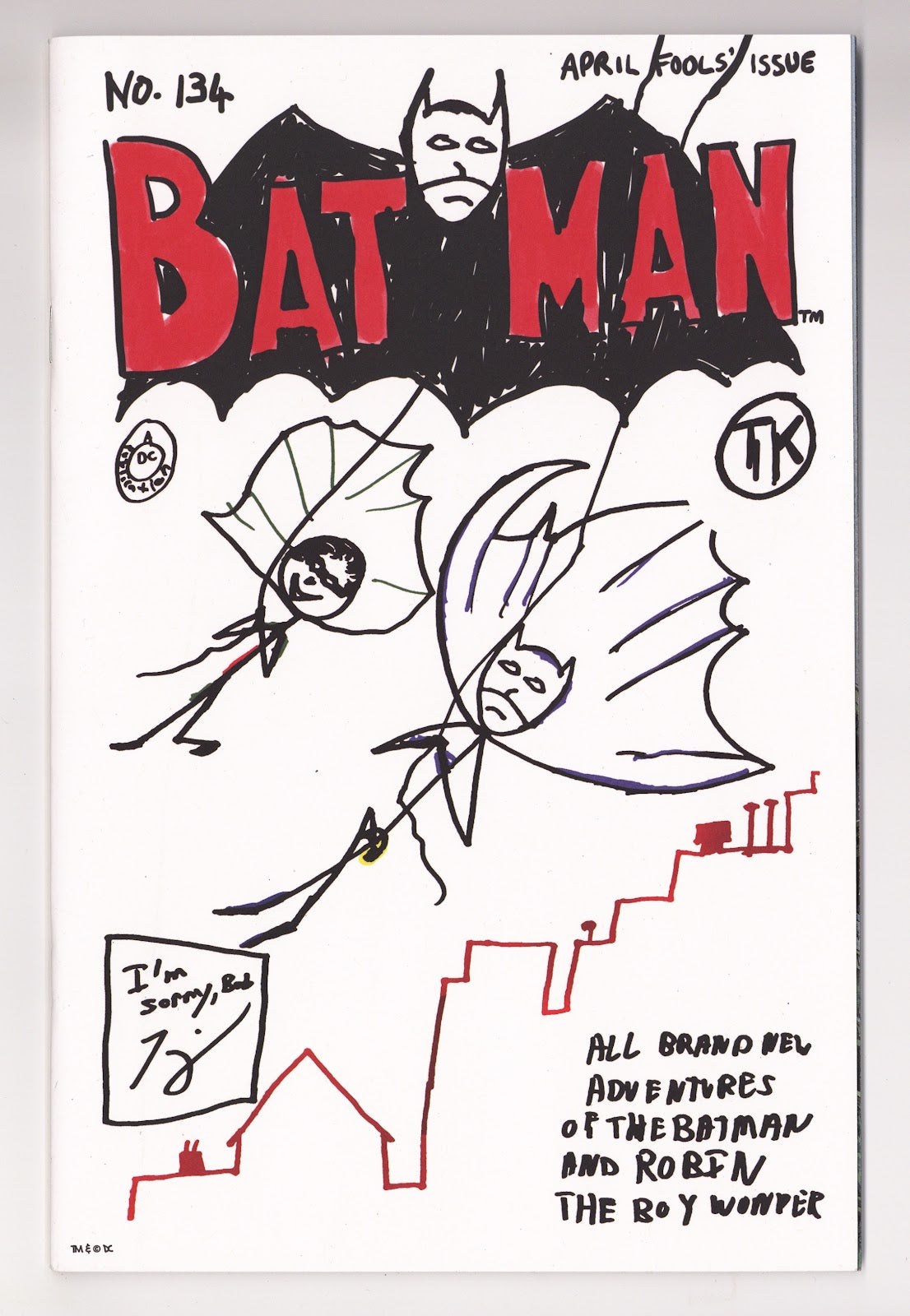 Batman Vol 3 134 High Grade (2023) King April Fools' Cardstock Variant 