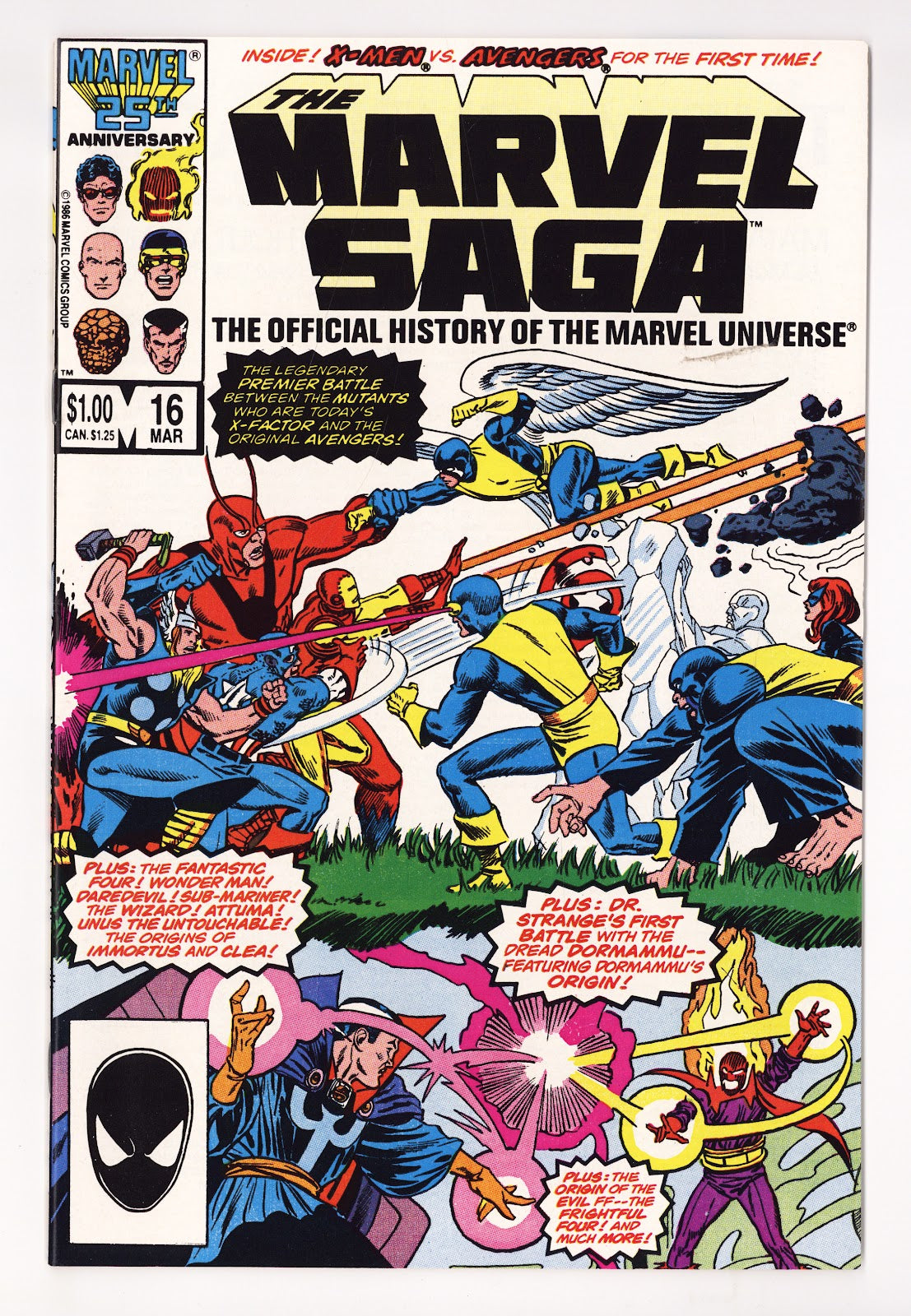 The Marvel Saga the Official History of the Marvel Universe 16 High Grade (1987) Direct 