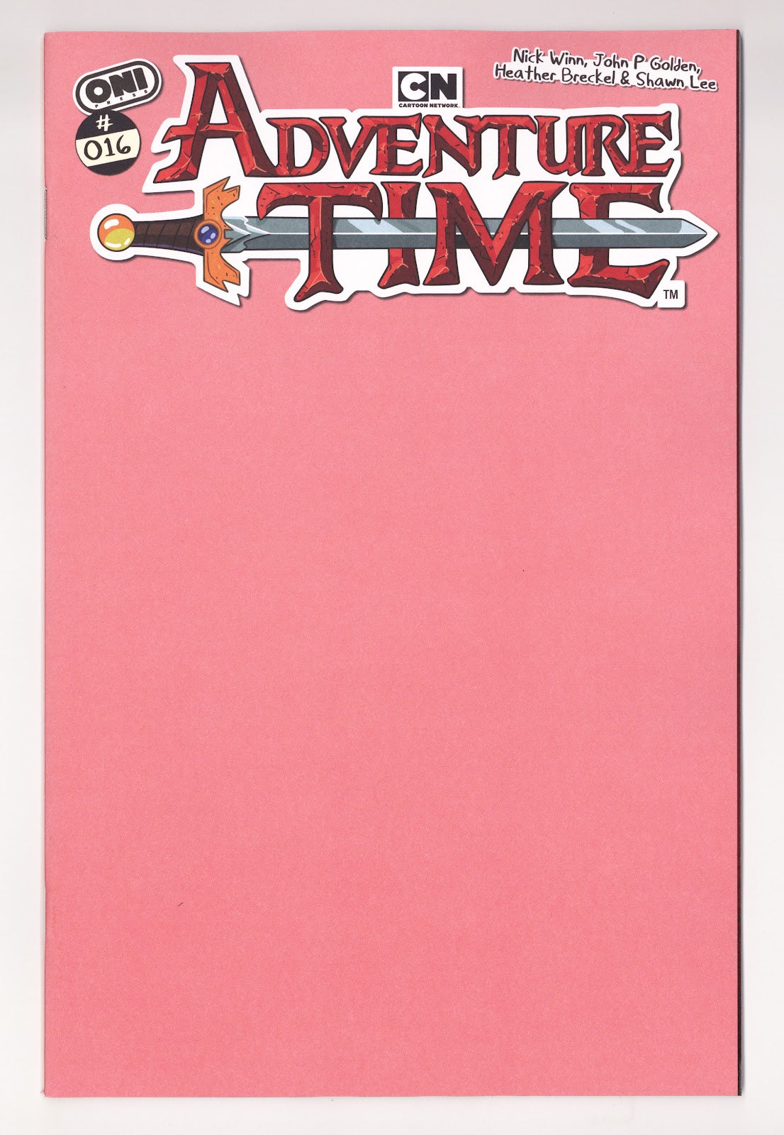 Adventure Time 16 Sketch Blank Variant (2026)