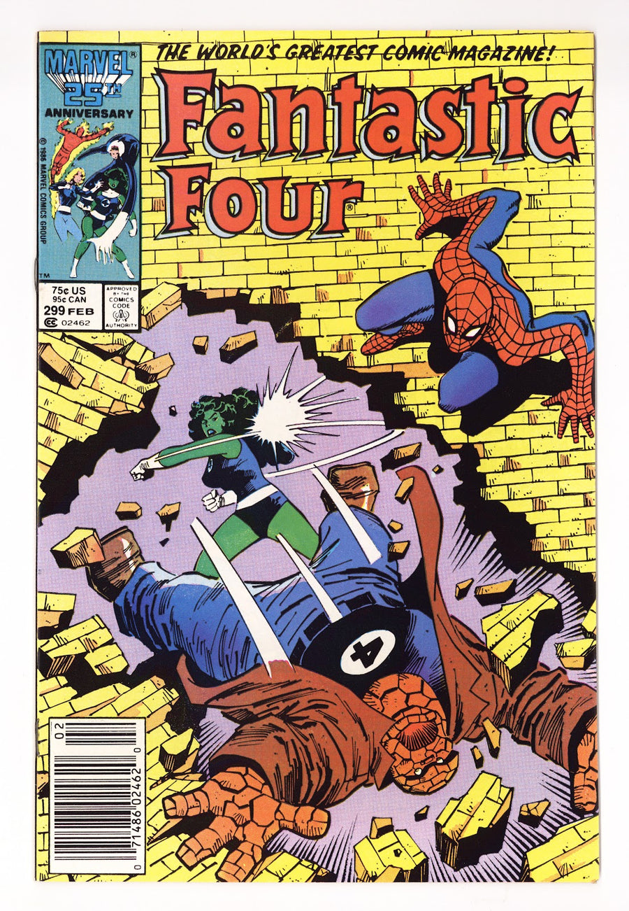 Fantastic Four Vol 1 299 Mid Grade (1987) Newsstand 