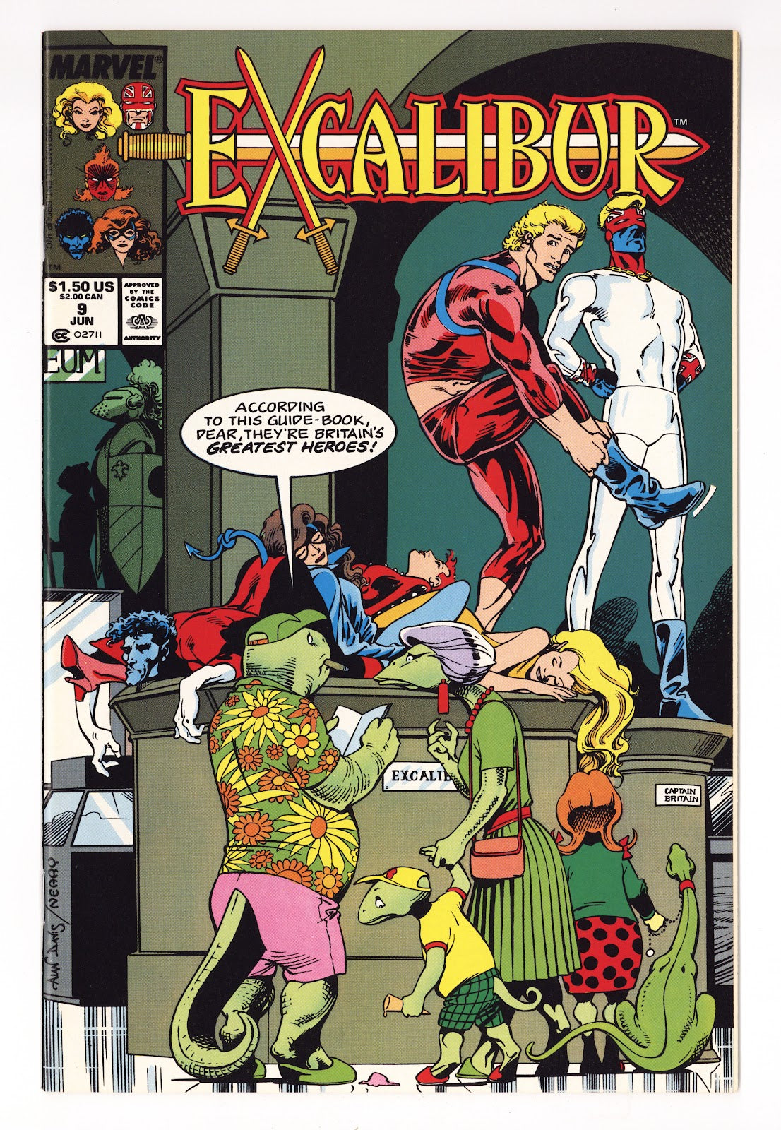 Excalibur Vol 1 9 High Grade (1989) Direct 
