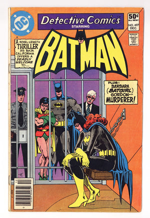 Detective Comics Vol 1 497  Very Low Grade   (1980)