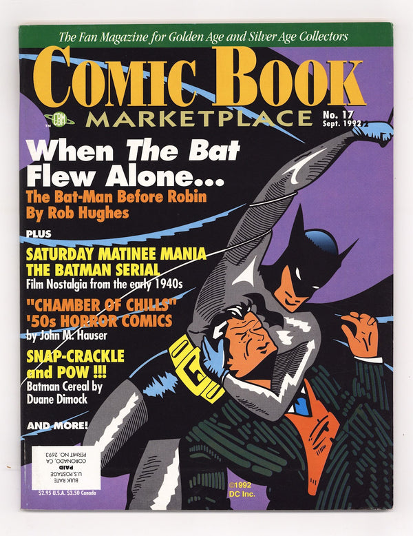 Comic Book Marketplace Vol 1 17 VF- (7.5) (1992)