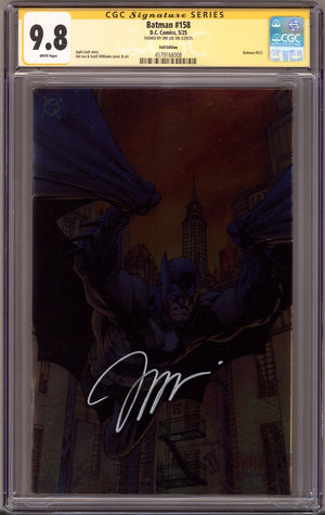 Batman Vol 3 158 CGC 9.8 (NM/M) (2025) Lee Foil Variant Signed x1 Cover Jim Lee