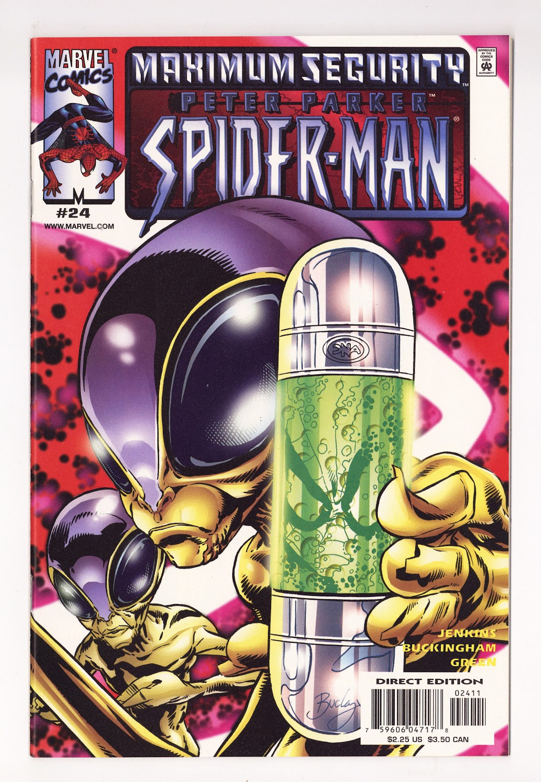 Peter Parker: Spider-Man 24 High Grade (2000) Direct Edition 