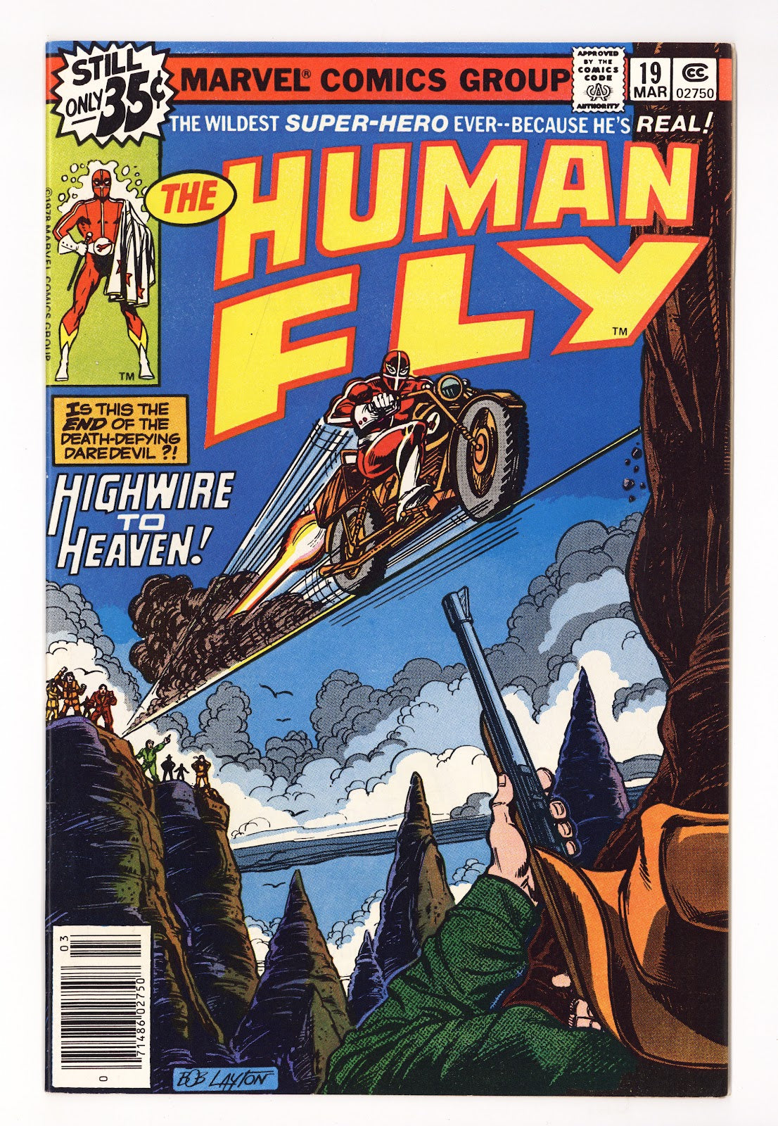 The Human Fly Vol 1 19  High Grade   (1979)     
