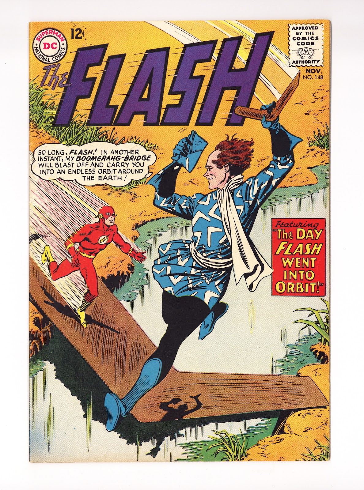 The Flash Vol 1 148  VF- (7.5)   (1964)     