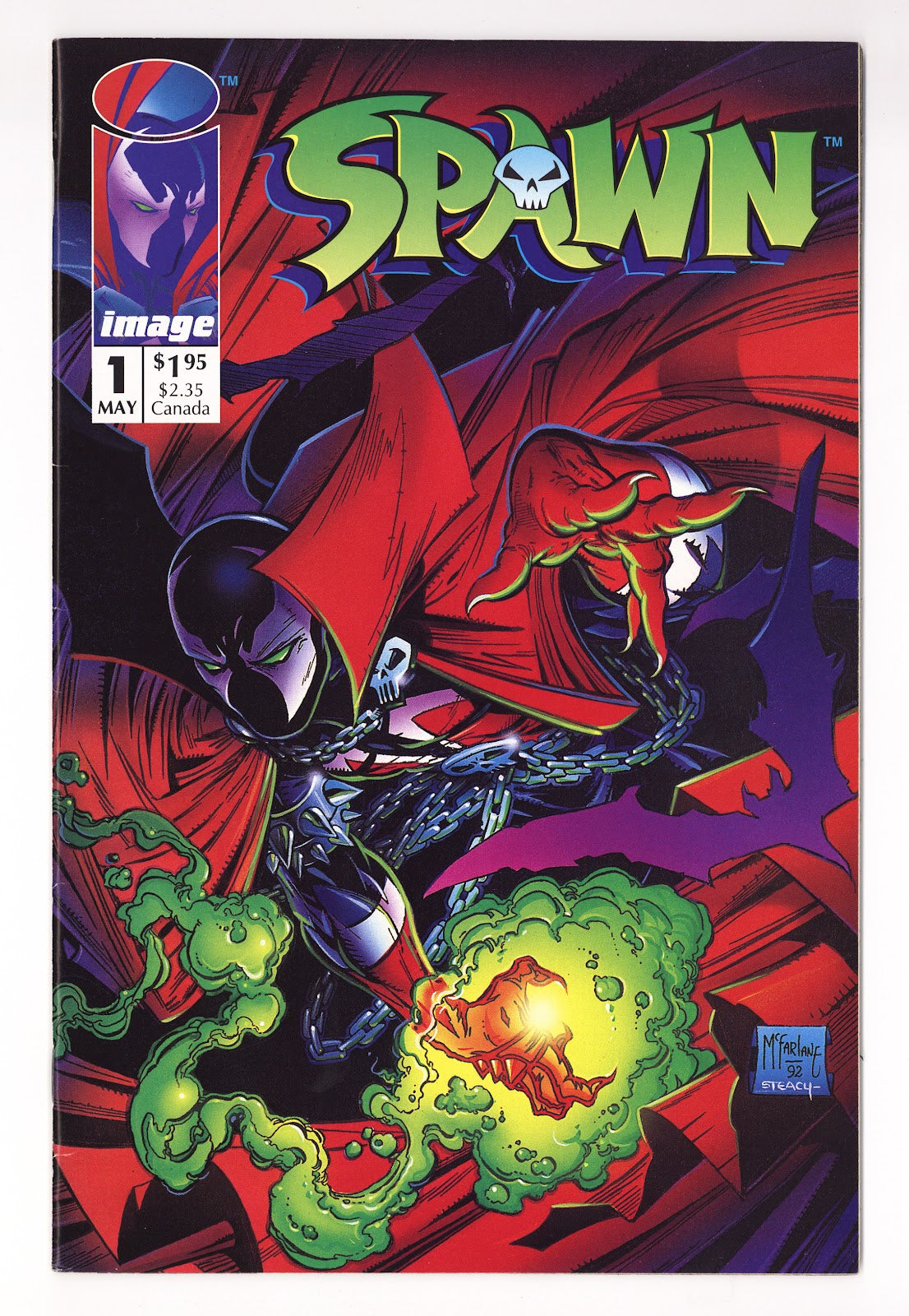 Spawn 1 FN/VF (7.0) Black Spot (1992) 
