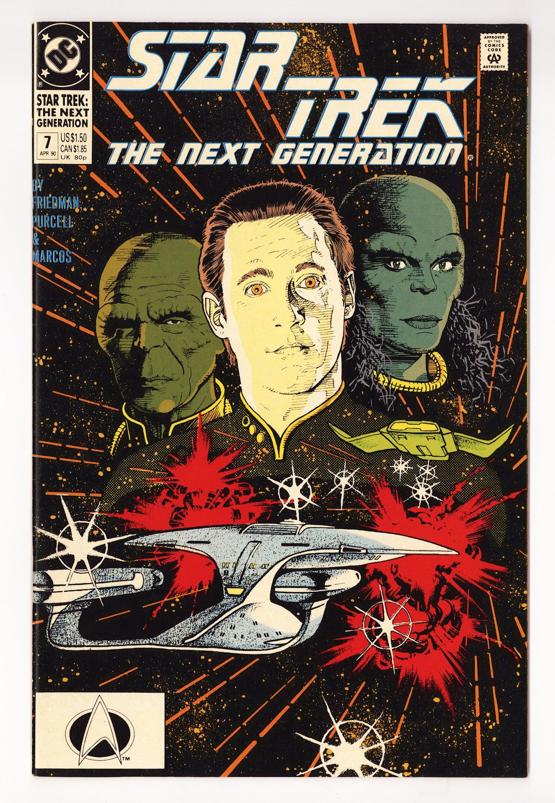 Star Trek: The Next Generation Vol 2 7  High Grade   (1990)