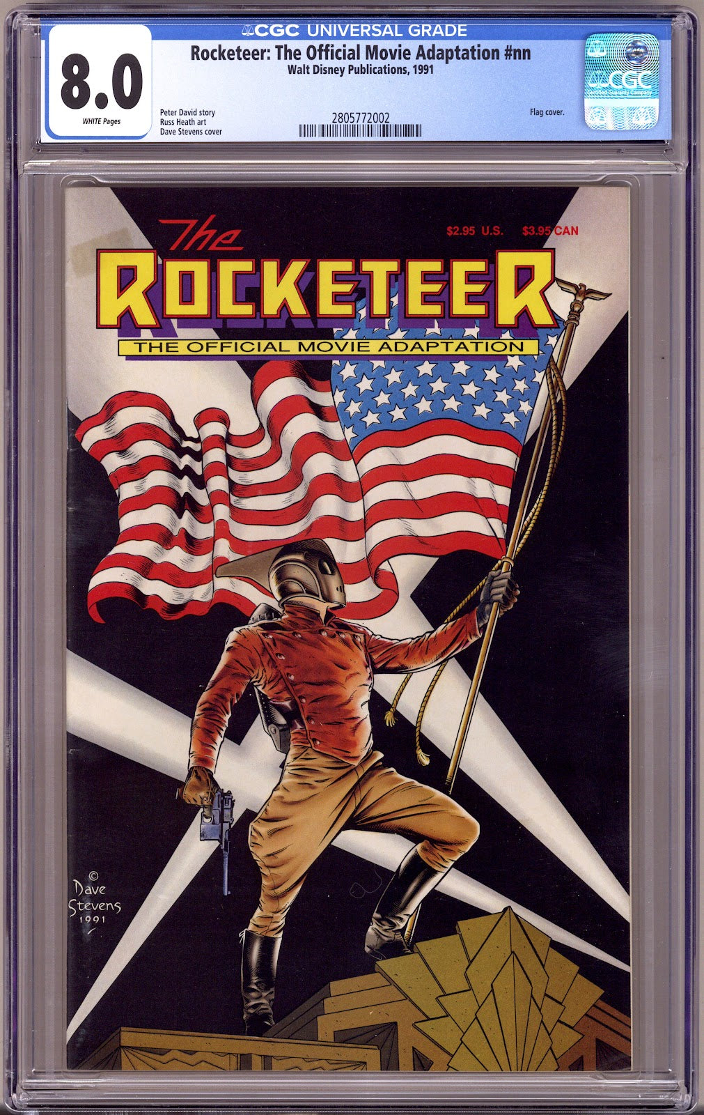 The Rocketeer: The Official Movie Adaptation 1 CGC 8.0 (VF) (1991) 