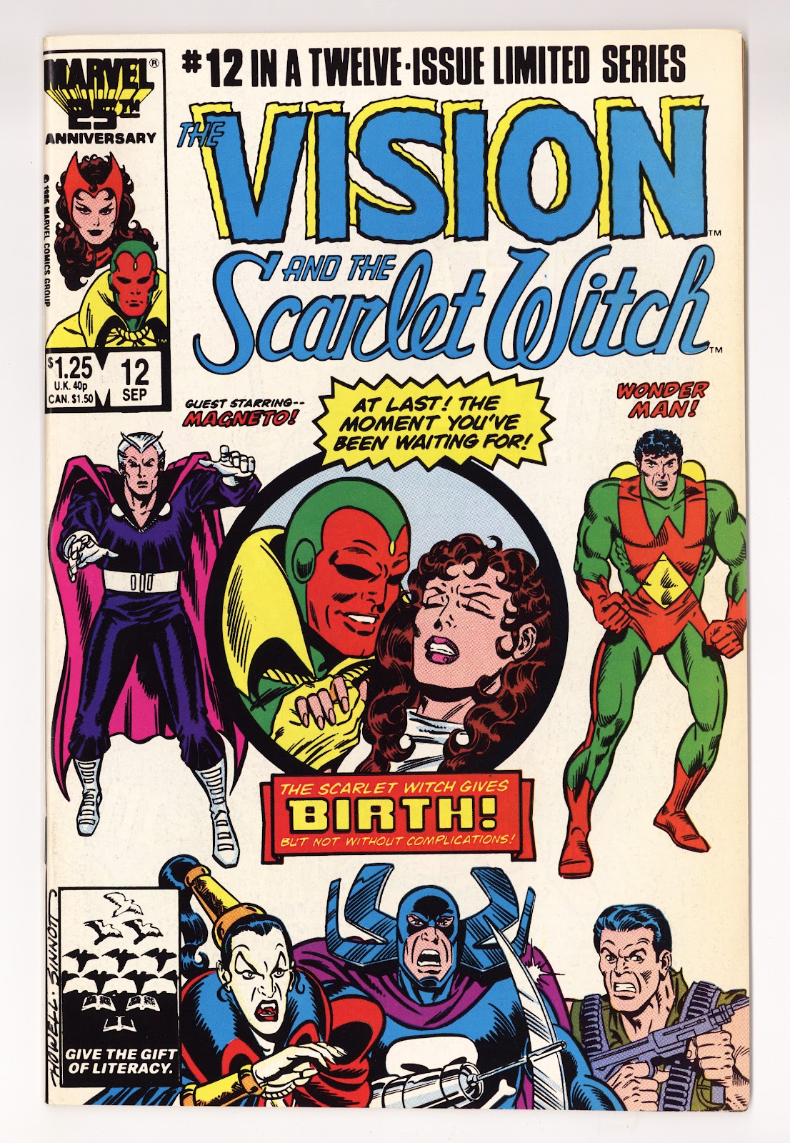 The Vision and the Scarlet Witch Vol 2 12  VF- (7.5)   (1986)