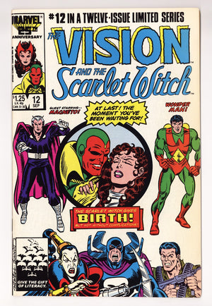 The Vision and the Scarlet Witch Vol 2 12  VF- (7.5)   (1986)