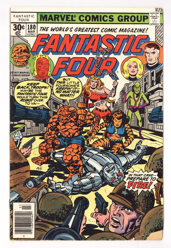 Fantastic Four Vol 1 180  Low Grade   (1977)