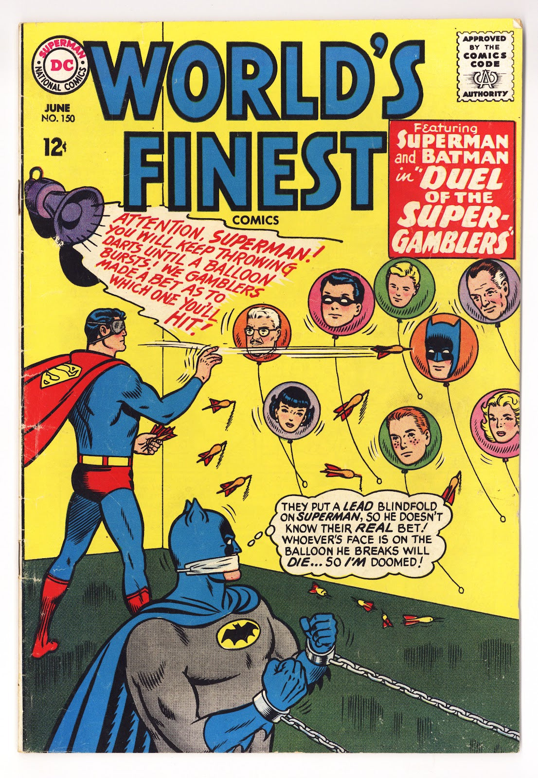 World's Finest Comics   150  VG+ (4.5)   (1965)     