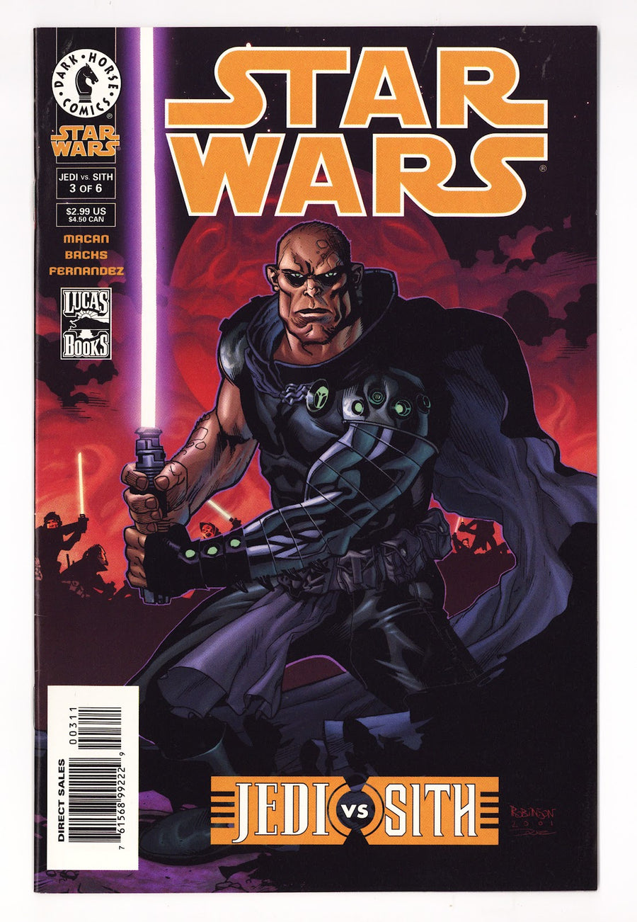Star Wars: Jedi vs. Sith Vol 1 3  Mid Grade   (2001)     