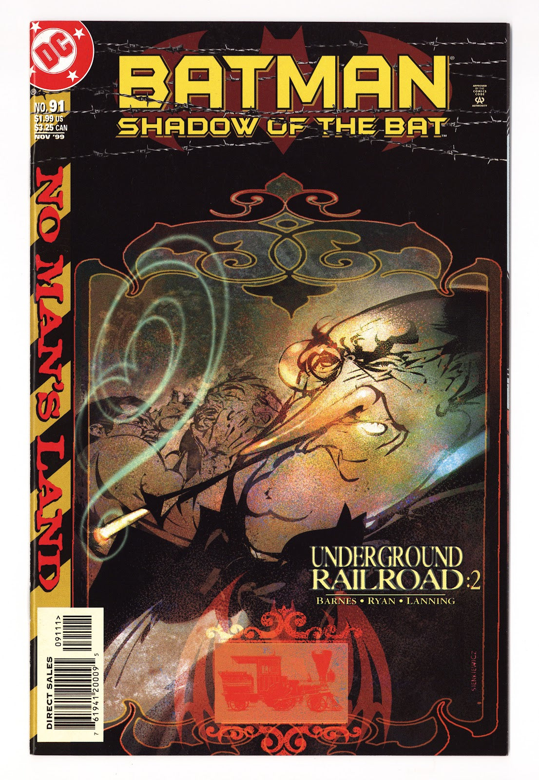 Batman: Shadow of the Bat   91  High Grade   (1999)   Direct Sales  