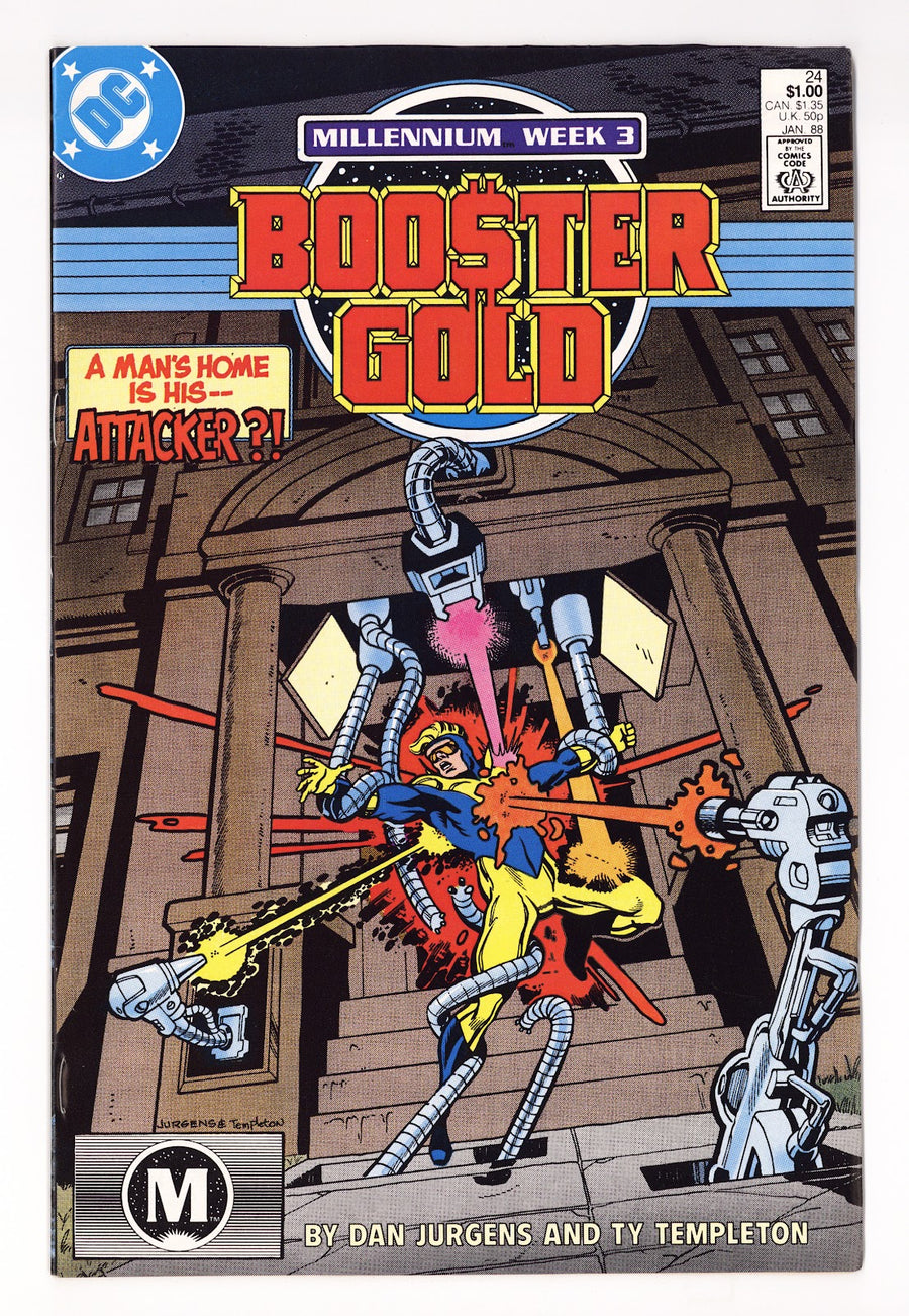 Booster Gold Vol 1 24  Mid Grade   (1988)     