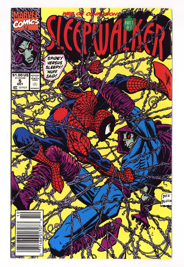 Sleepwalker 5 High Grade (1991) Newsstand