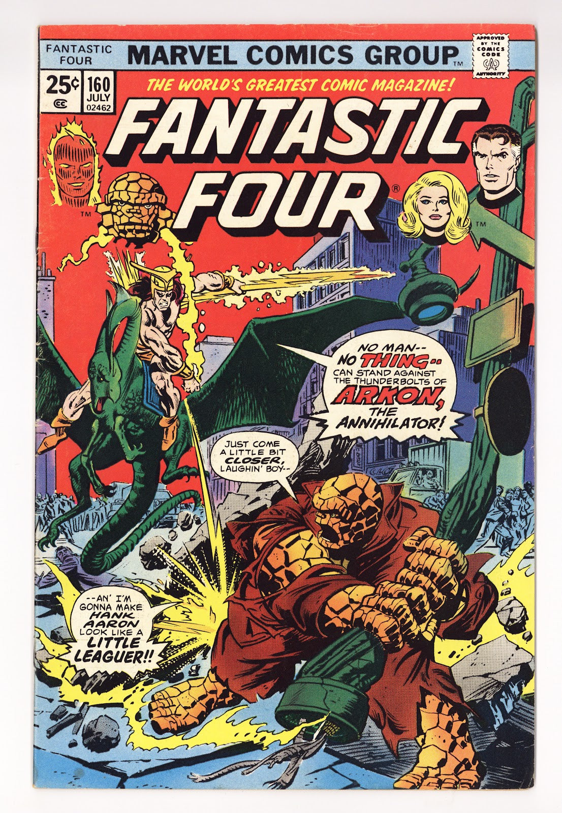 Fantastic Four Vol 1 160 Low Grade (1975) 