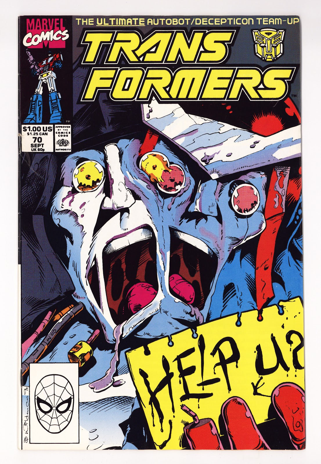 The Transformers Vol 1 70  FN (6.0)   (1990)     